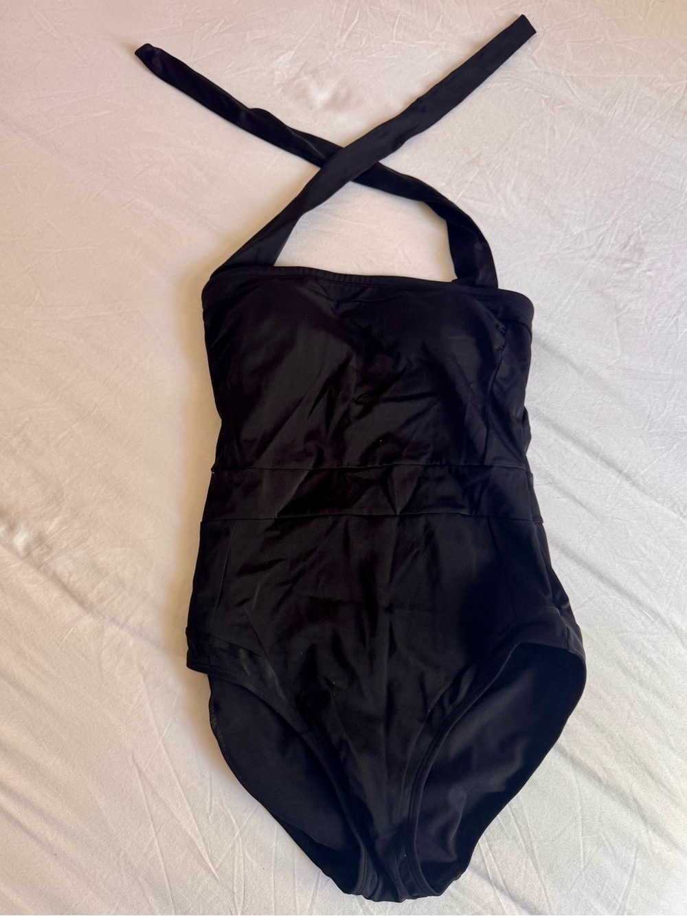 Boden Black Halter One-Piece Swimsuit Size 6R – Never Worn